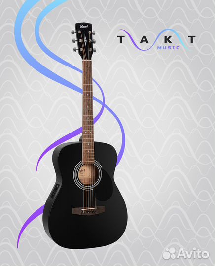 Cort AF510E BKS Акустическая гитара с эквалайзером