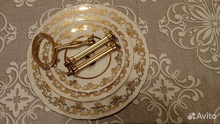 Ваза для фруктов трехъярусная, Чехия