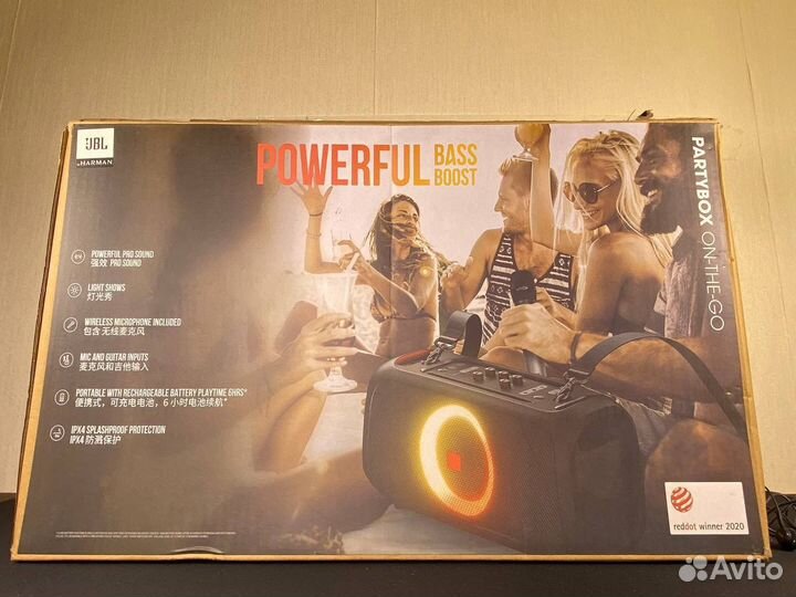 Портативная колонка jbl partybox on the go