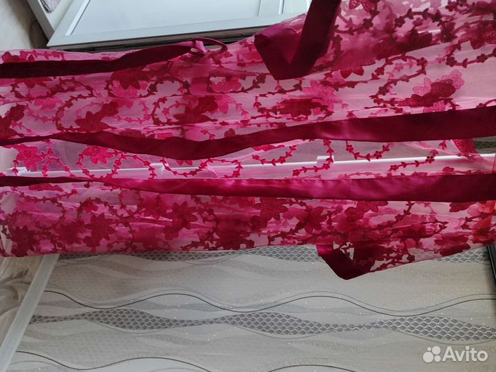 Халат женский шелковый