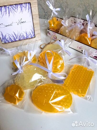 Медовое мыло, свечи из вощины