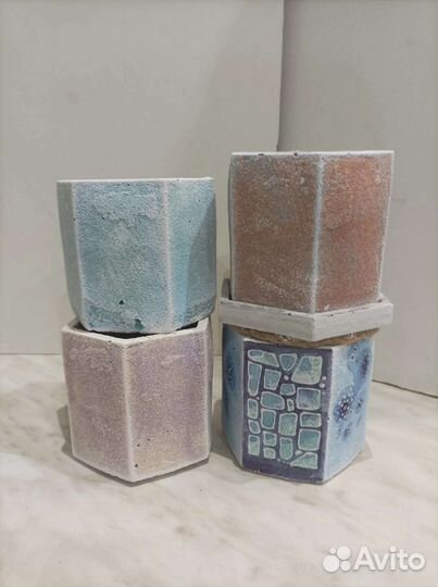 Бетонный горшок для суккулентов/горшки для растени