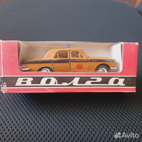 Волга Газ 24 Милиция в родной коробке, 1987 год