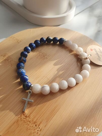 Браслеты из натуральных камней большого размера