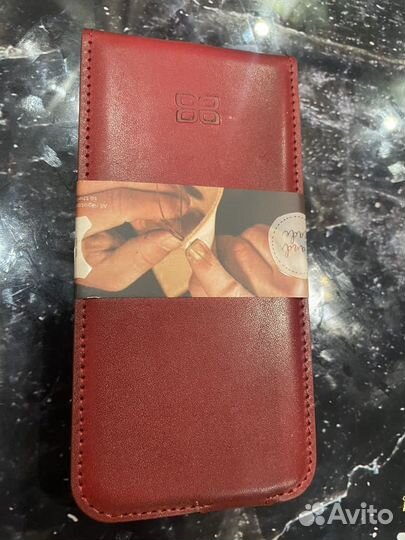 Чехол натуральная кожа на iPhone 12