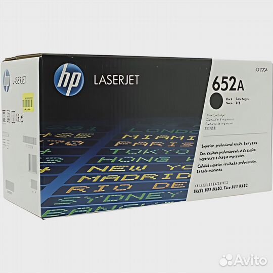 Картридж HP 652A Black черный HP LaserJet Enterpr