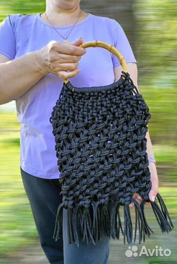 Cумка женская плетеная