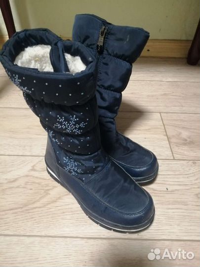 Сапоги дутики для девочки