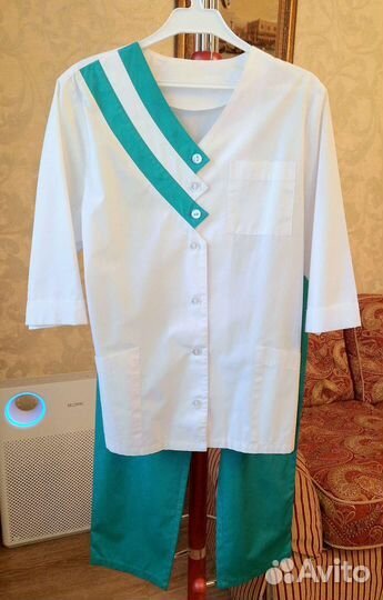 Медицинский костюм пижама 46 новый