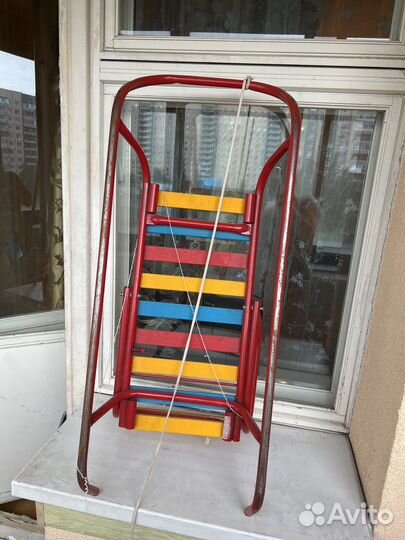 Детские зимние санки