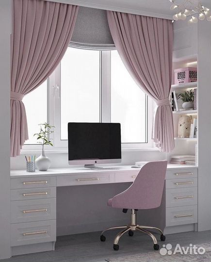 Рабочая зона у окна за 5 дней