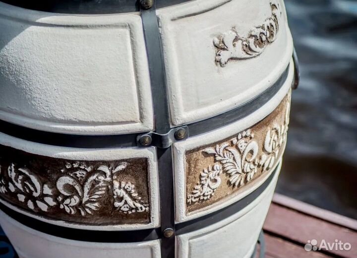 Тандыр Казачий с откидной крышкой и подставкой