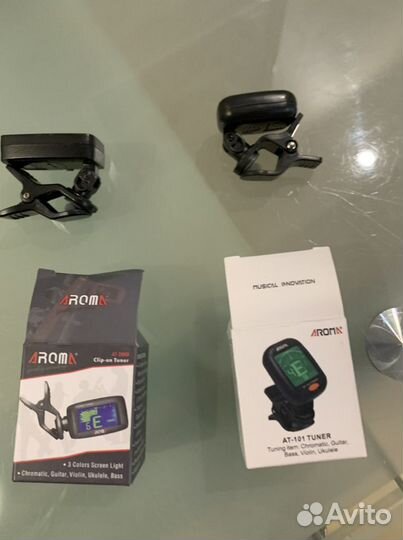 Пьезовый тюнер для гитары