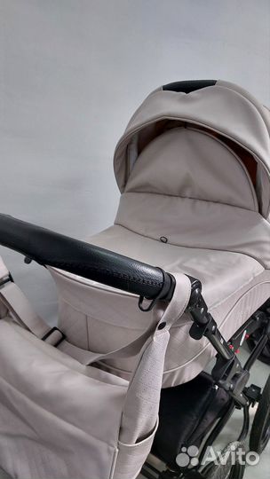 Коляска 2в1 Эко Кожа Bebizaro