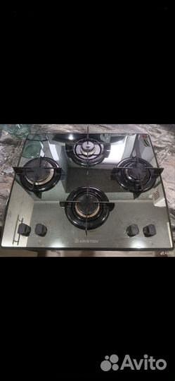 Газовая варочная панель 4 конфорки ariston