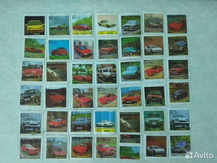 Вкладыши от жевачек