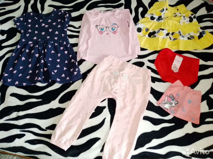 Вещи пакетом для девочки 86-92