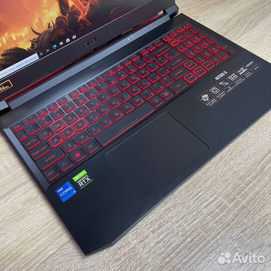 Игровой ноутбук Acer i5 11th, RTX 3050 - Гарантия