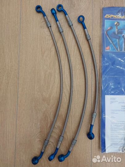 Армированные тормозные шланги Spiegler на мотоцикл