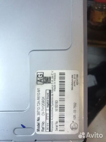 Дисплей Honda Accord 9