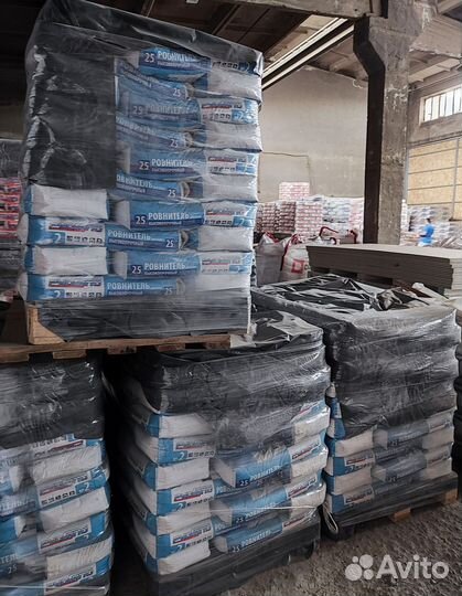 Ровнитель стяжка для пола Русгипс, 25 кг