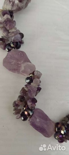 Колье из аметиста