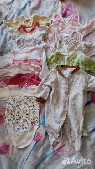 Вещи пакетом для девочки от 0 до 1 года