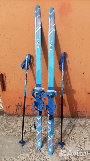 Лыжи беговые детские 120см