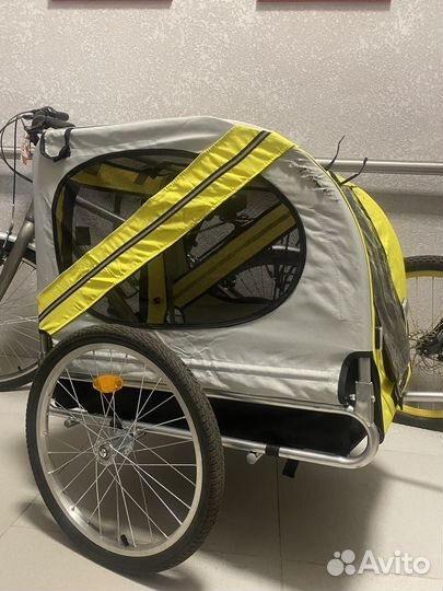 Велосипедный прицеп для домашних животных beifeite