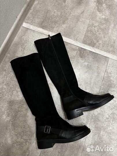 Сапоги женские высокие демисезонные 37