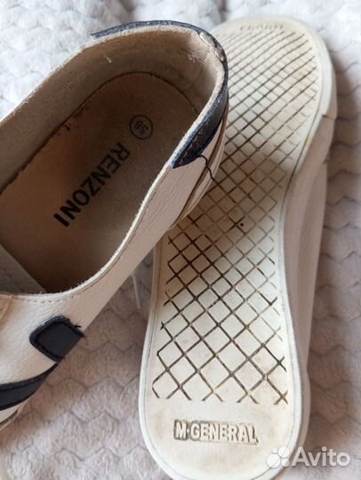 Кеды натуральная кожа 37