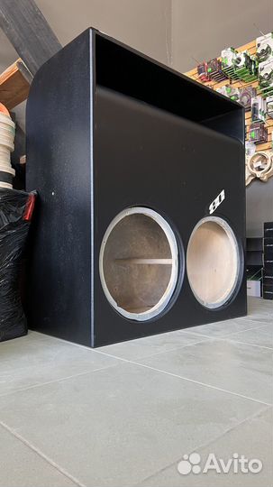 Короб для сабвуфера 2х15