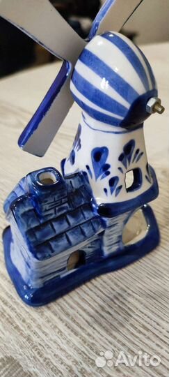 Фарфор мельница Delft Голландия