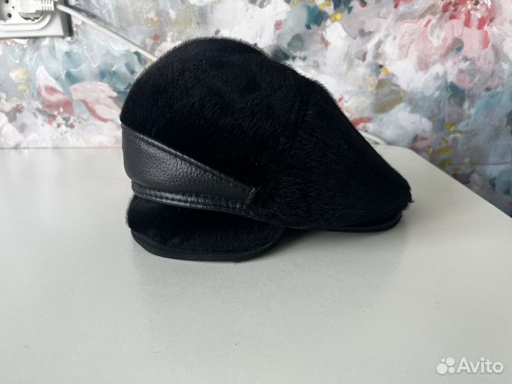Меховая мужская кепка