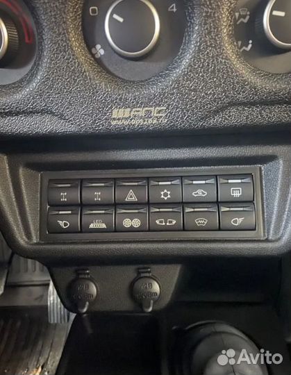 Панель под кнопки priora вместо магнитолы