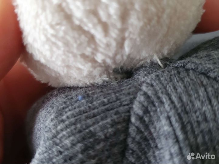 Шапка ушанка детская демисезонная на флисе 48-50