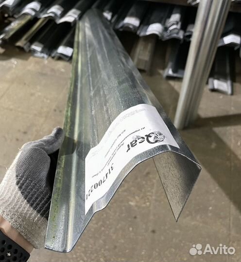 Порог правый Kia Rio 2000-2005 (1мм)