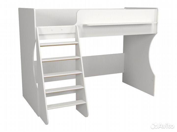 Кровать-чердак Марли белый