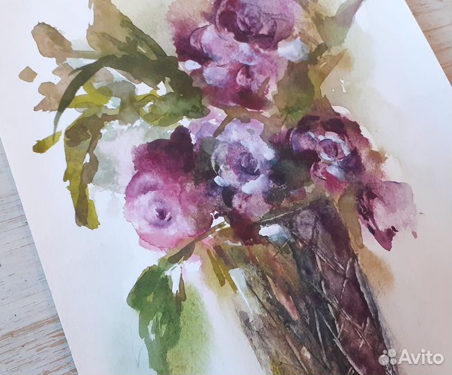 Картина акварелью: 