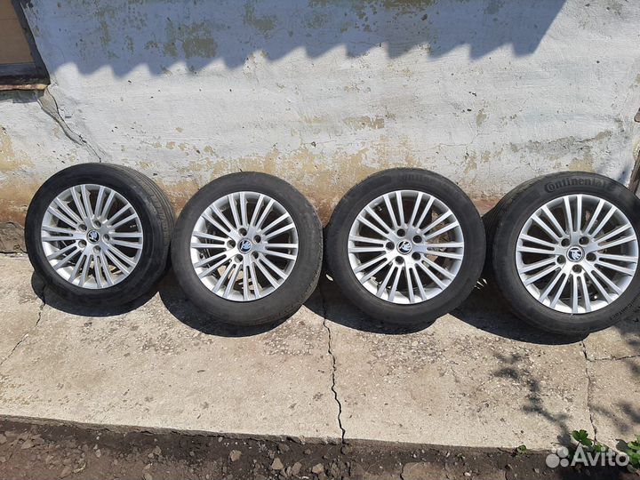 Continental premium contact 205 55 r16, диски