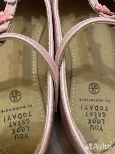 Туфли для девочки, р30,5