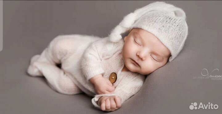 Костюмчик для фотосессии новорожденных новый