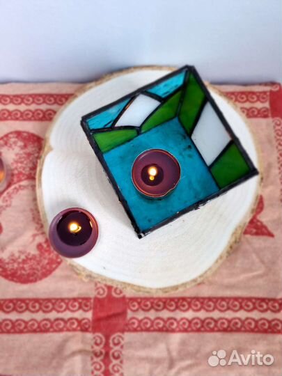 Подсвечник в стиле Тиффани 