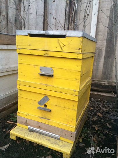 Ящик Дадан для транспортировки пчел 6-рамочный, некрашеный