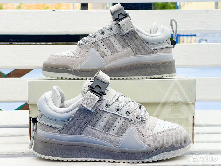 Кеды Adidas Forum Low Bad Bunny Grey