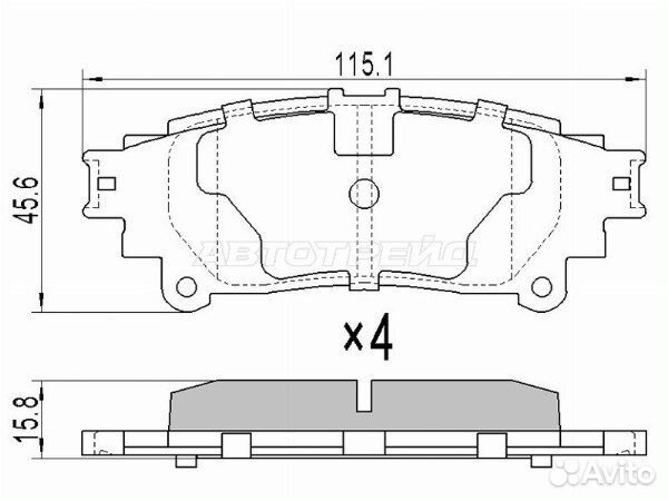 Колодки тормозные