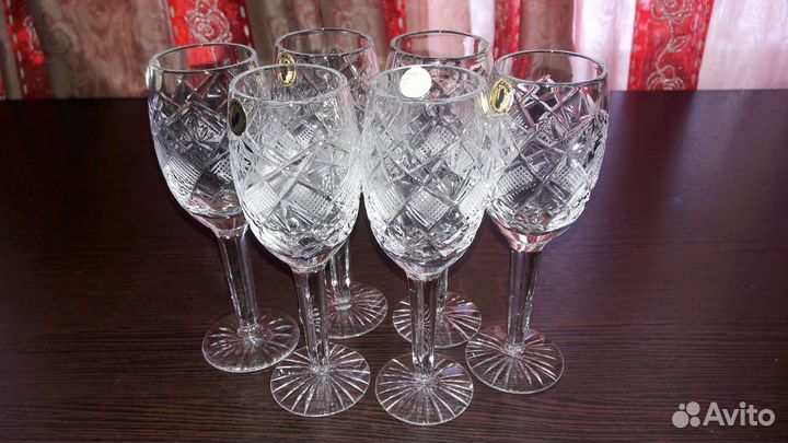 Фужеры хрустальные, Производство Гусь Хрустальный