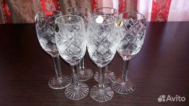 Фужеры хрустальные, Производство Гусь Хрустальный