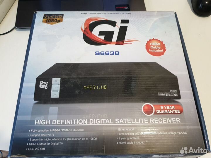 Спутниковый рессиве Gi 6638