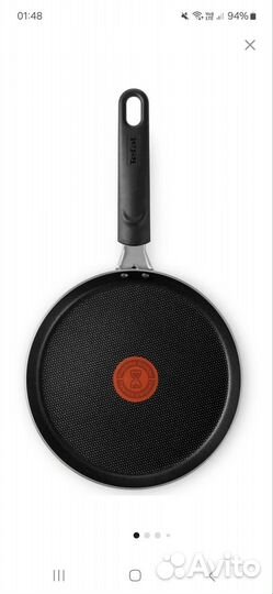 Сковорода блинная tefal 22см бу